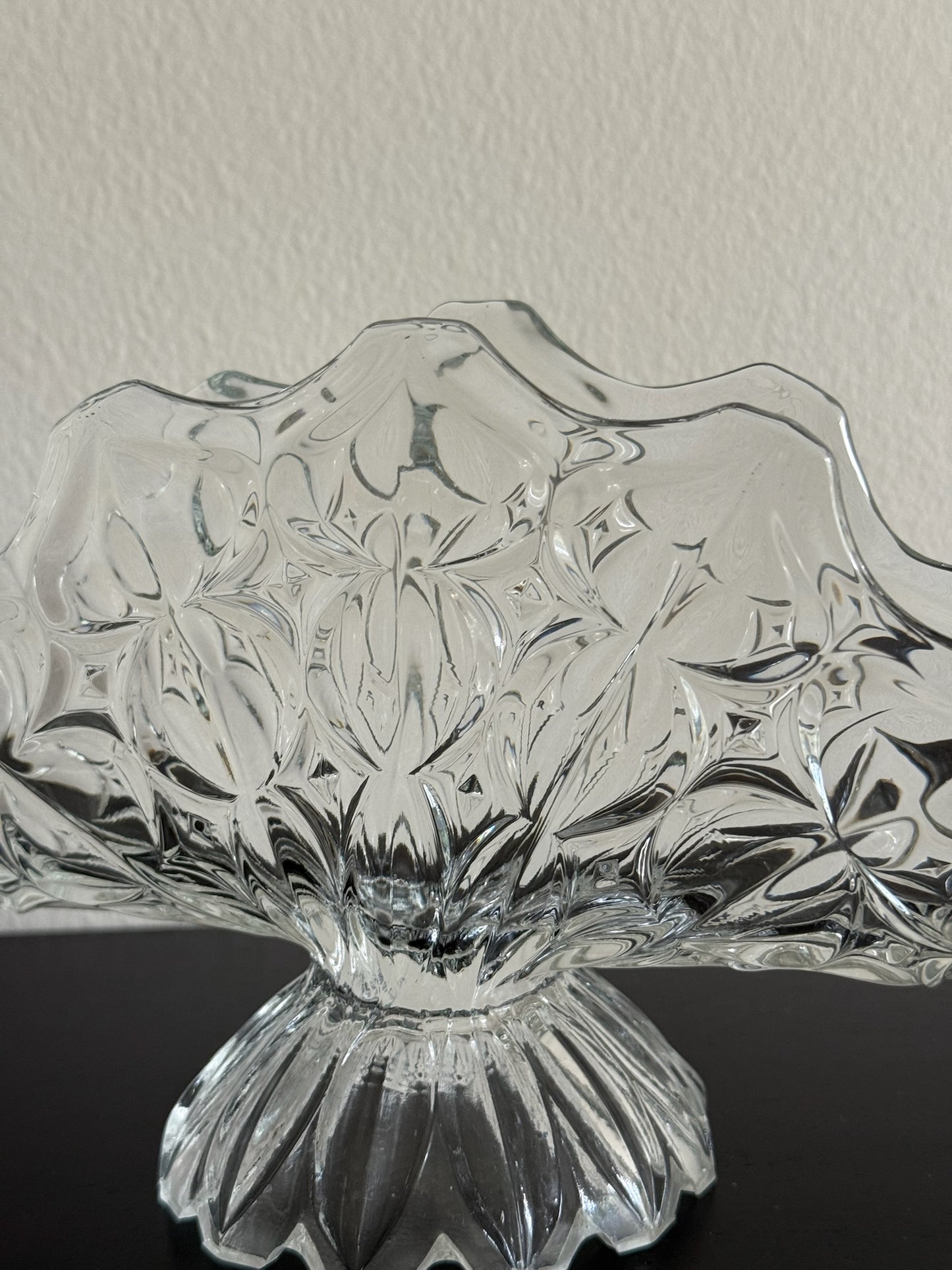 Crystal Cut Glass Napkin Holder