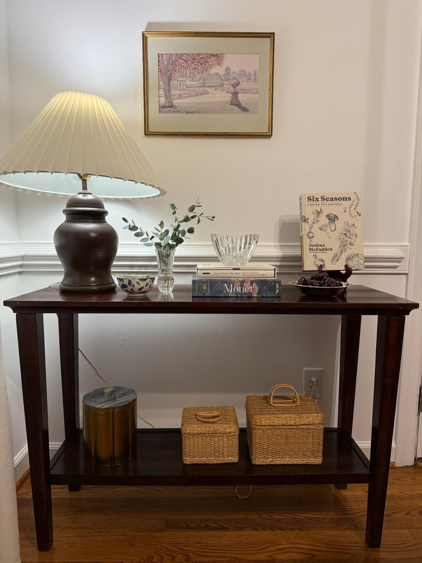 Handwoven Rattan Storage Set of 2