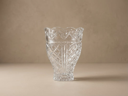 Crystal Heart Vase