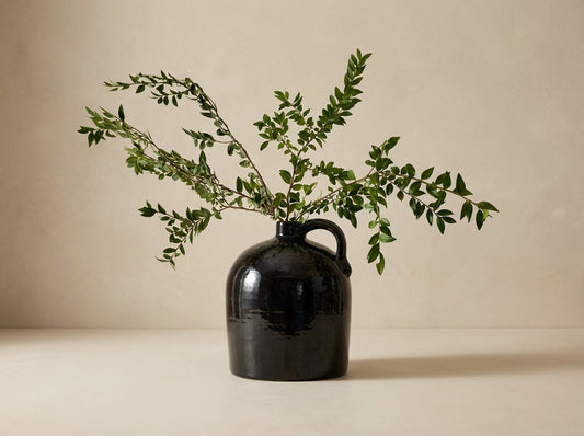 Artisan Brown Ceramic vase