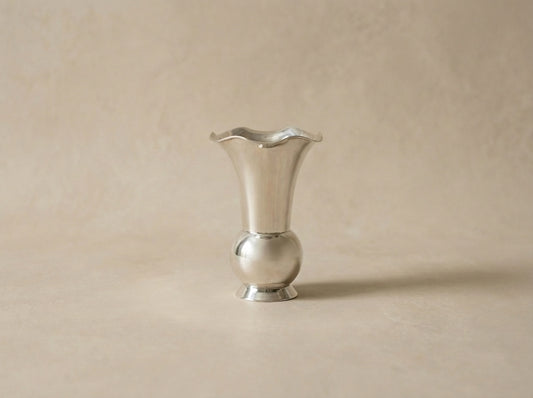 Antique Continental .835 Sterling Silver Bud Vase