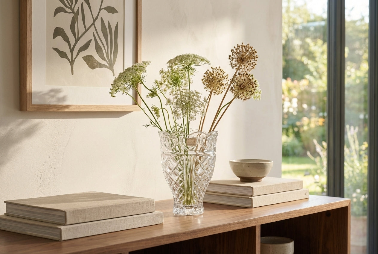 Crystal Heart Vase