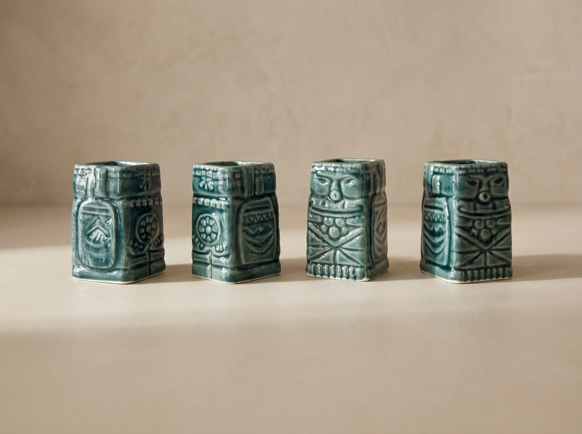 Green Handmade Ceramic Vase