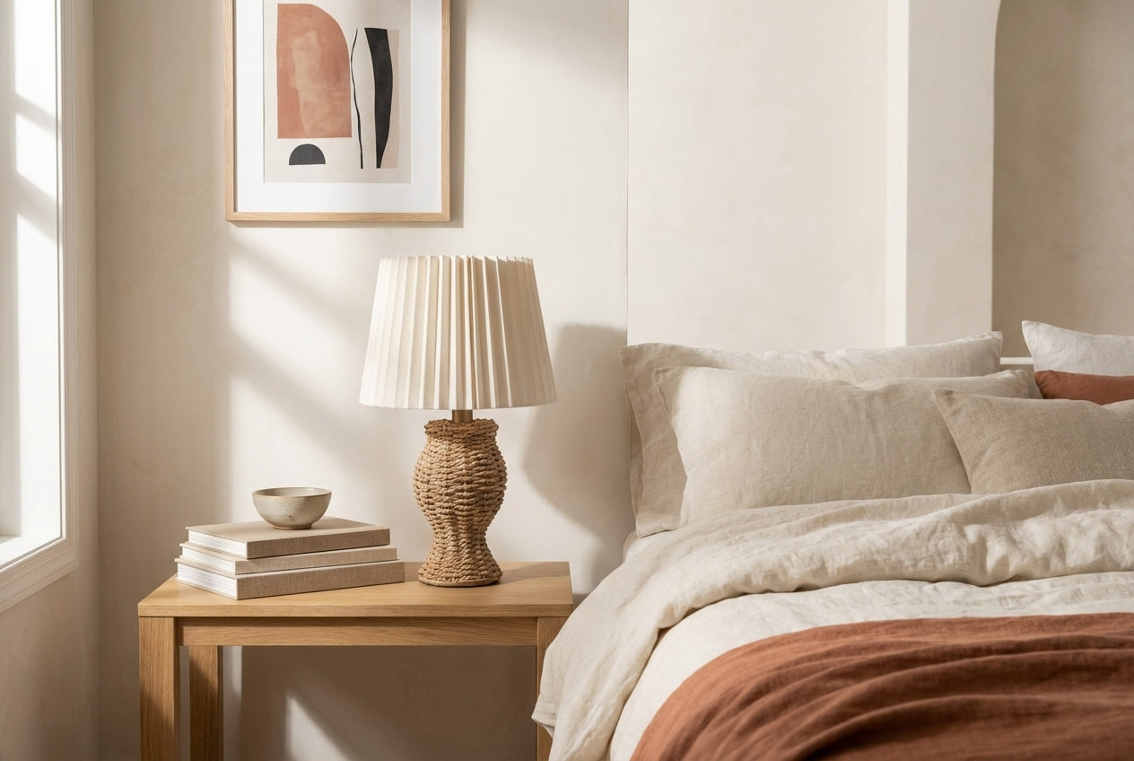 Rattan Table Lamp