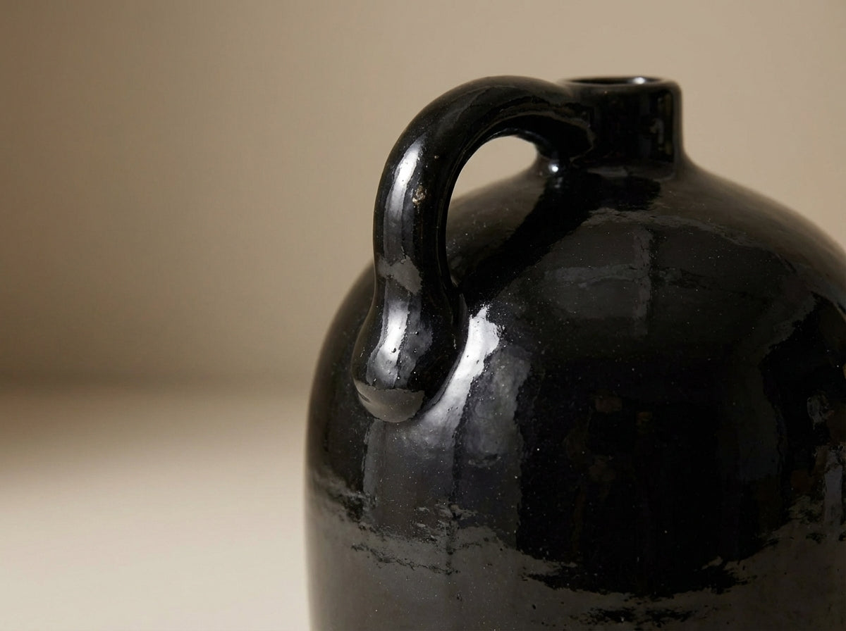 Artisan Brown Ceramic vase