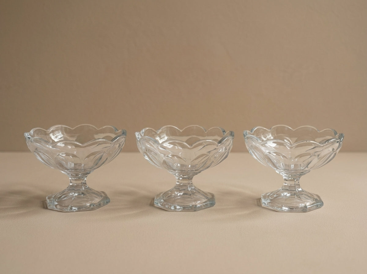 Footed Serving Bowls - Set of 3
