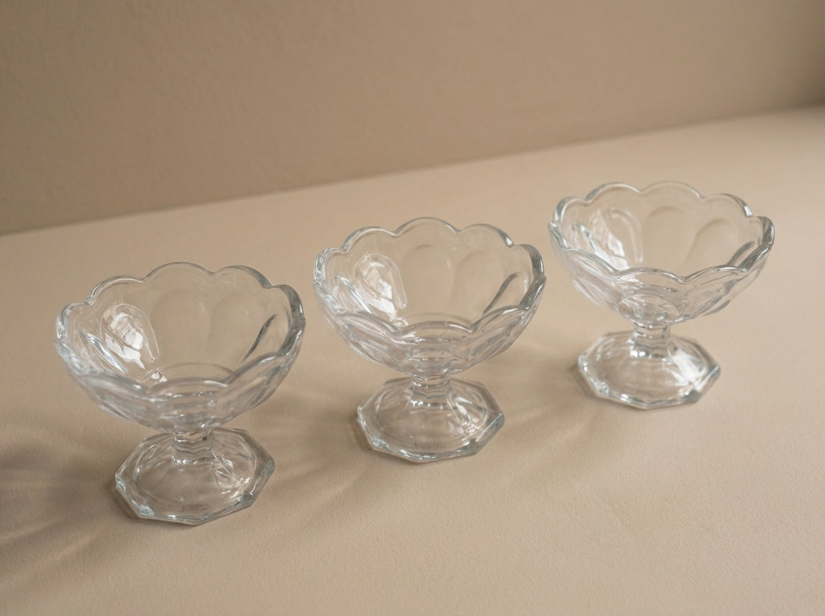 Footed Serving Bowls - Set of 3