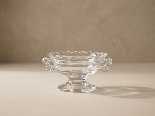Vintage Candlewick Glass Olive Bowls