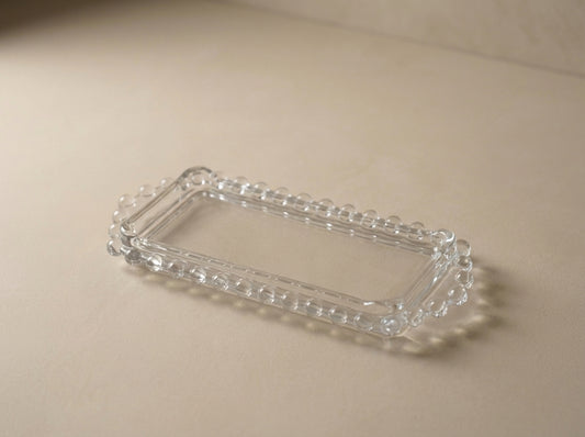 Vintage Candlewick Glass Tray