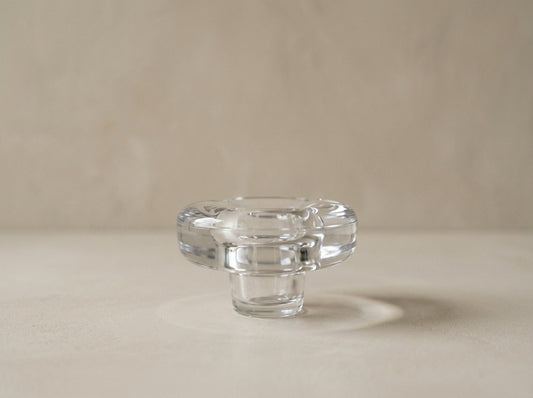 Vintage Crystal Glass Ashtray