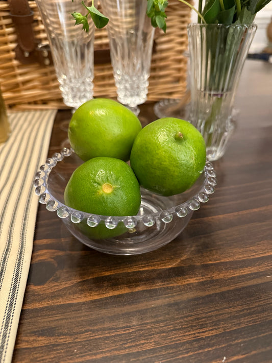 Vintage Candlewick Glass Bowl