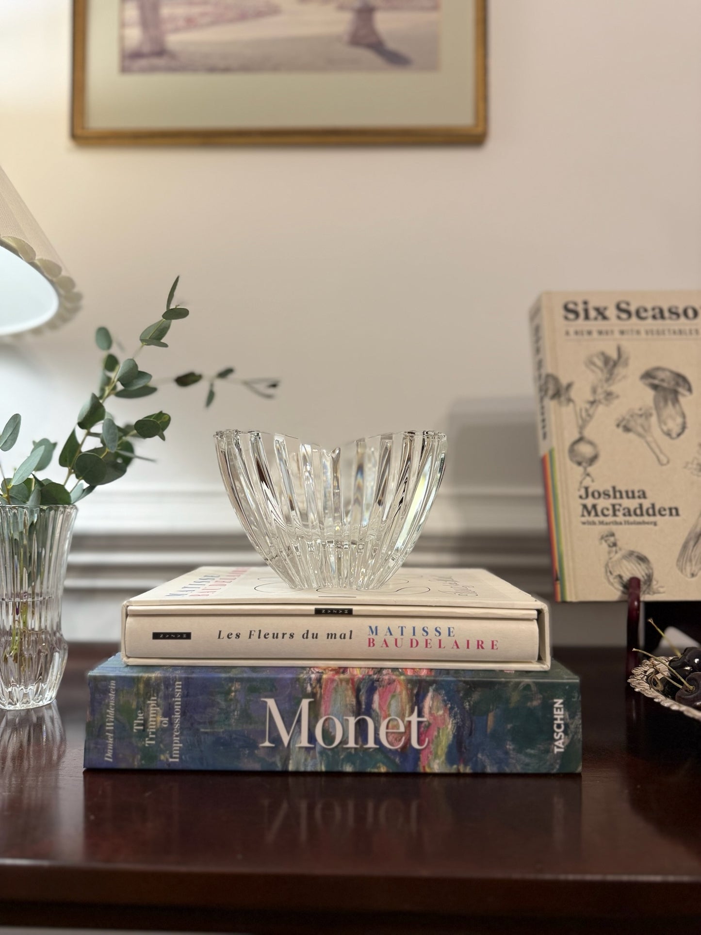 Vintage Glass Tulip Bowl