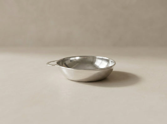 Vintage Modernist 0.90 Sterling Silver Handled Bowl