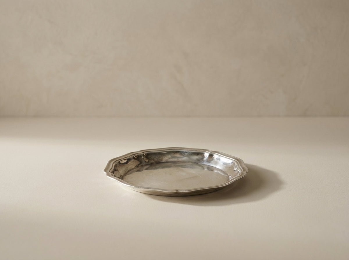 Christofle .925 Sterling Silver Scalloped Trinket Dish