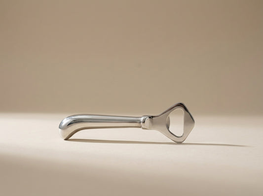 Elegant Vintage Silverplate Ergonomic Bottle Opener