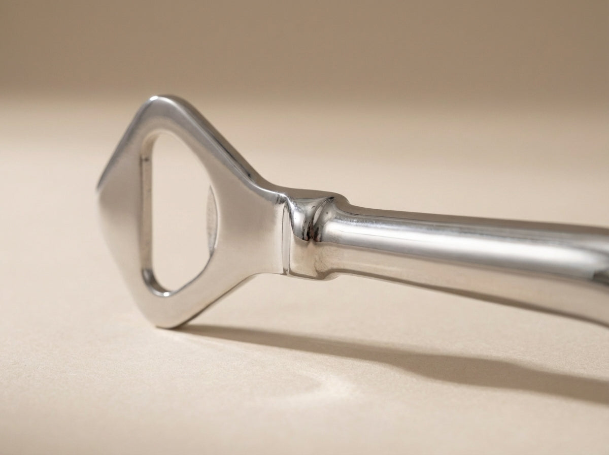 Elegant Vintage Silverplate Ergonomic Bottle Opener