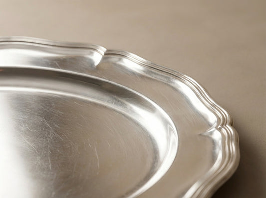 Large Oval 80% Silver Serving Tray