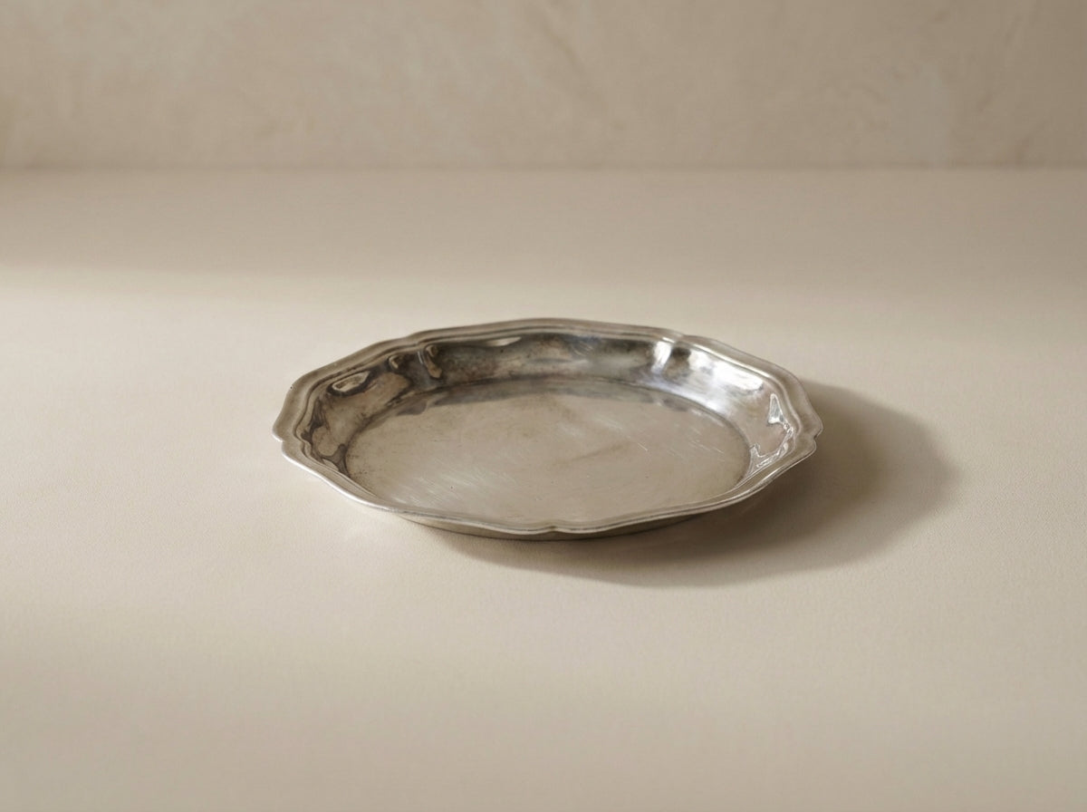 Christofle .925 Sterling Silver Scalloped Trinket Dish